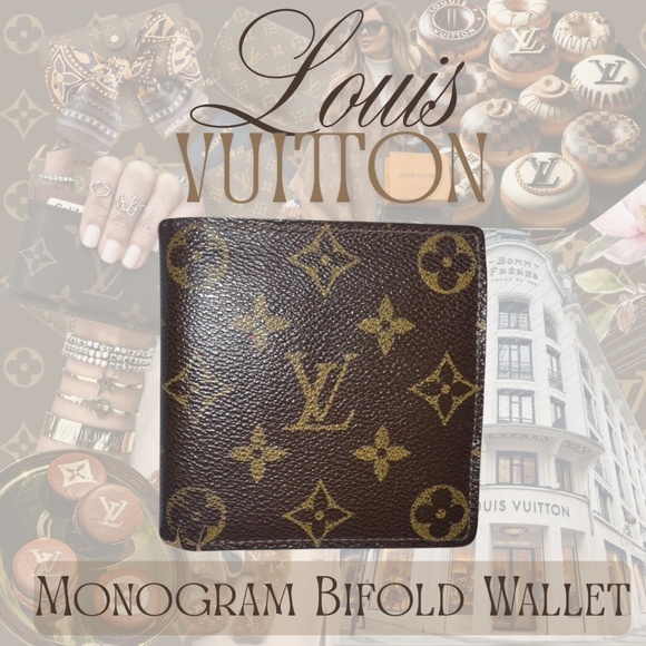 Louis Vuitton Brown Monogram Bifold Wallet - Picture 1 of 5